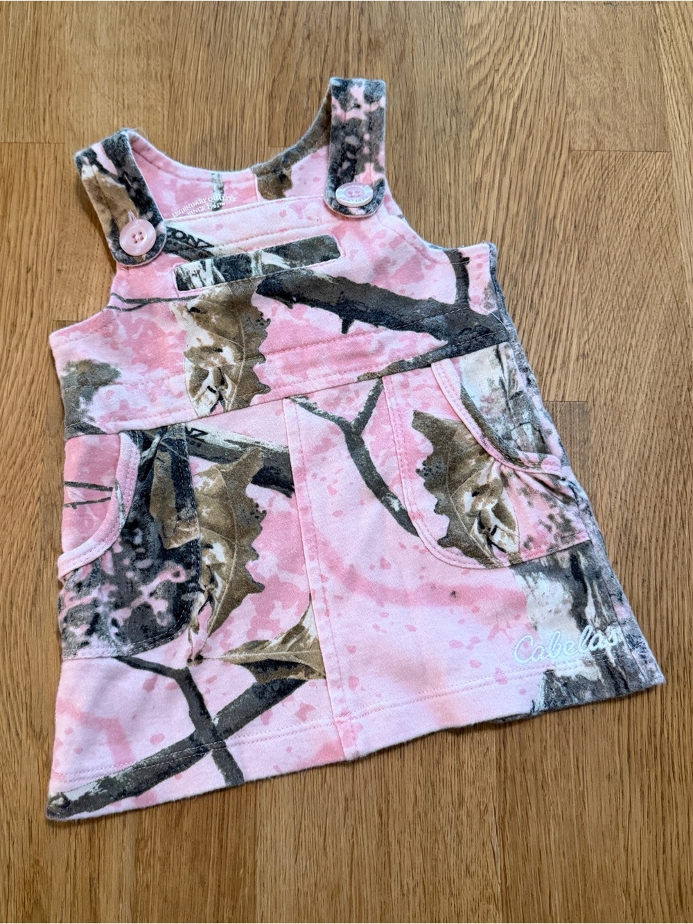 Jordan Lee Originals Cabelas Baby Newborn 3-6 MONTHS Pink Camo One Piece Dress - Picture 4 of 12